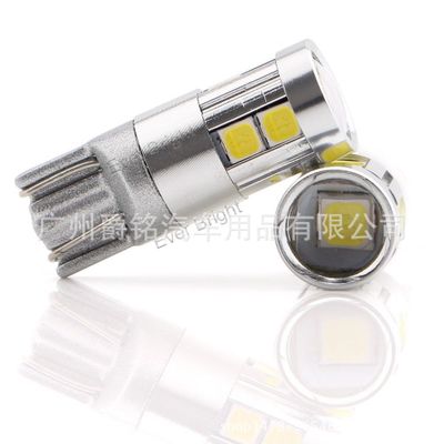 2017新款解码T10 9smd 3030示宽灯 汽车led轮廓灯高亮大功率24V