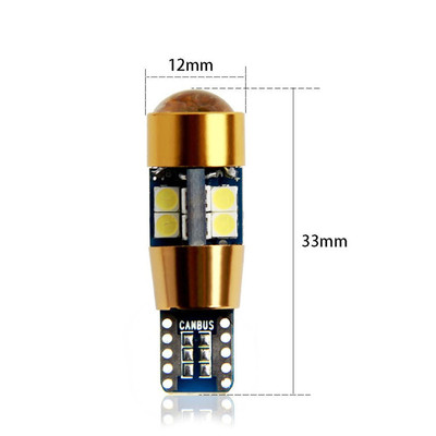 厂家直销 汽车led示宽灯 T10 3030 19SMD 解码车灯 牌照灯 车门灯