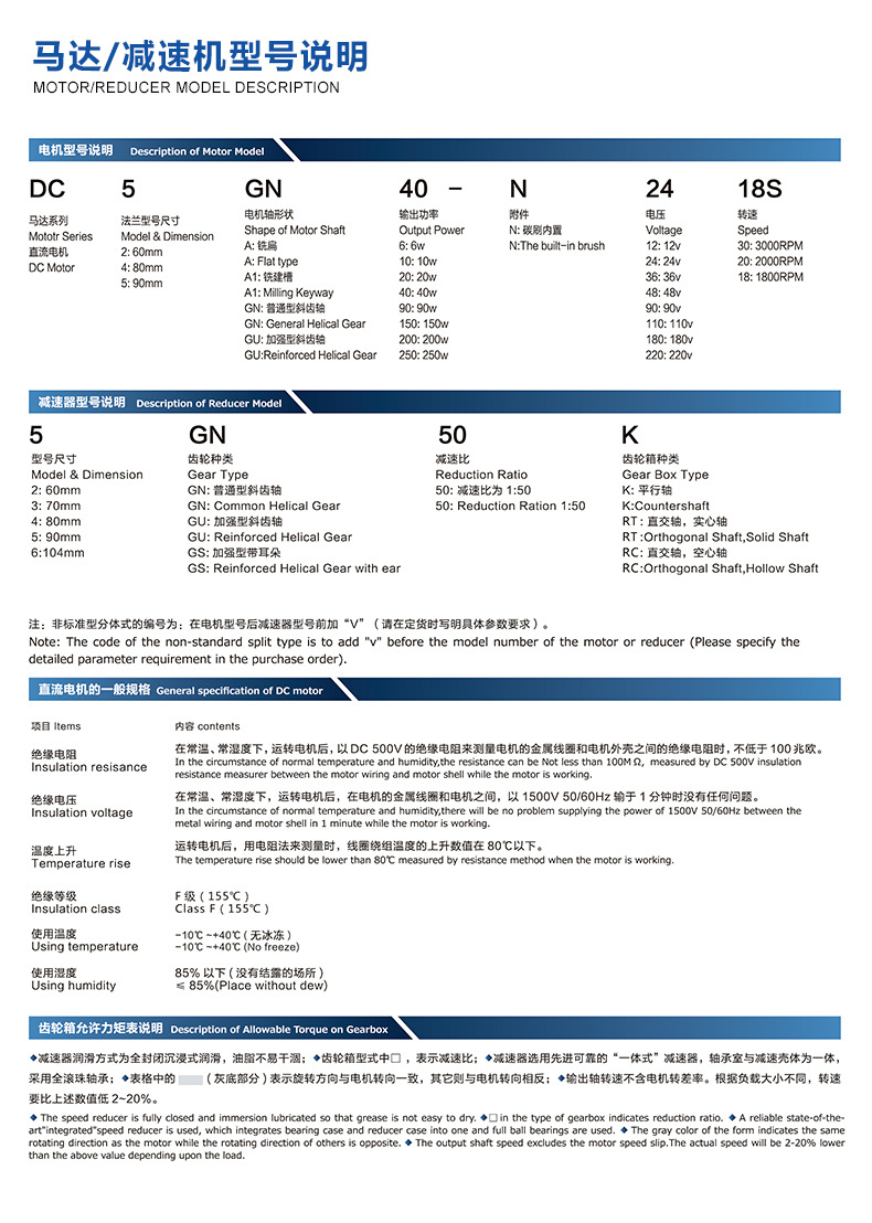 06型号说明