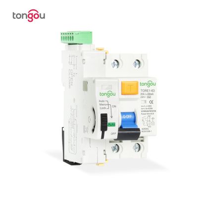 AC型 RCD 自复式漏电断路器 6KA 18MM 1P+N 遥控自动重合闸 外贸