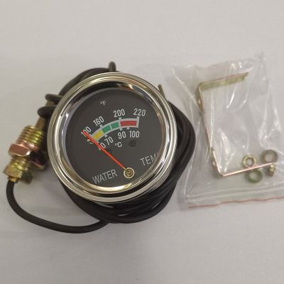 水温表货车直感式水温12V24V通用汽车水温表电压工具铲车叉车用